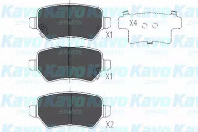 KAVO PARTS bp4029 -  Комплект тормозных колодок, дисковый тормоз